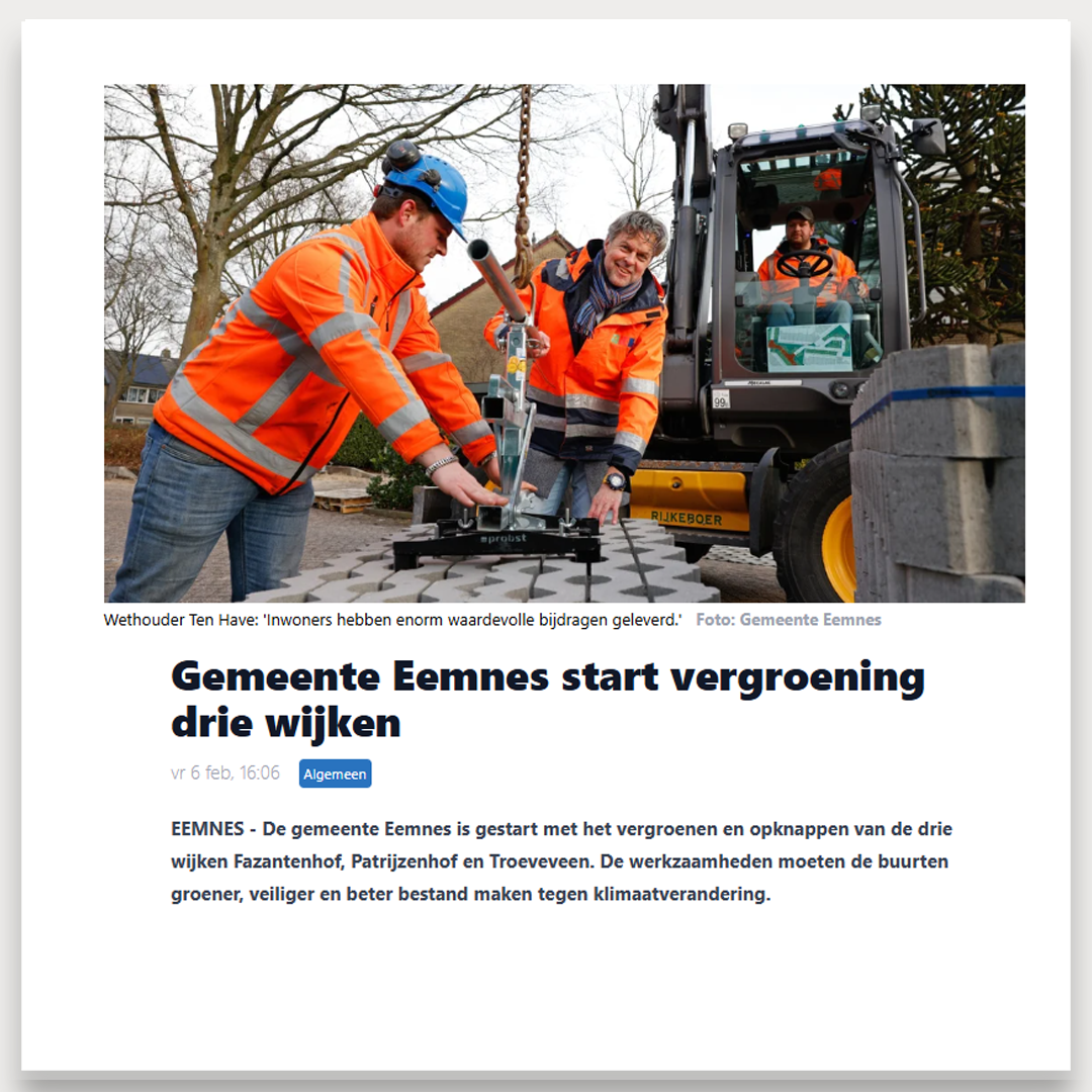 Noordbuurt Eemnes vergroent